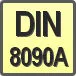 Piktogram - Typ DIN: DIN 8090A